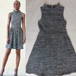 GANNI Anthropologie Tweed Knit dress small